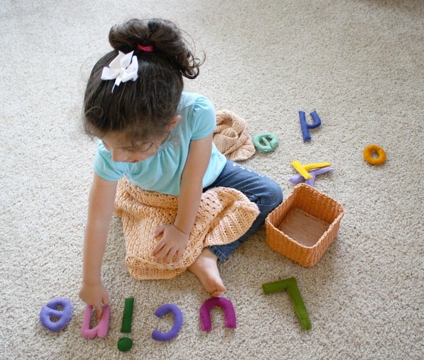 Homemade Toys: Stuffed Felt Letters