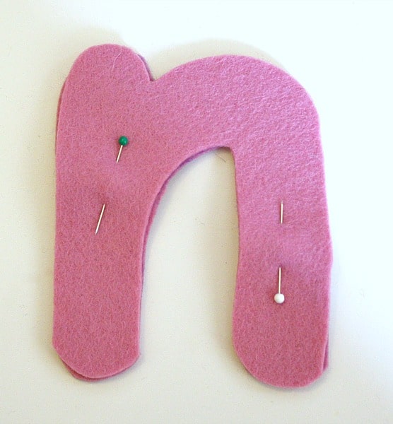 how to make felt letters