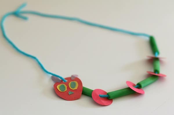 Crafts for Kids: The Very Hungry Caterpillar Necklace~ Buggy and Buddy