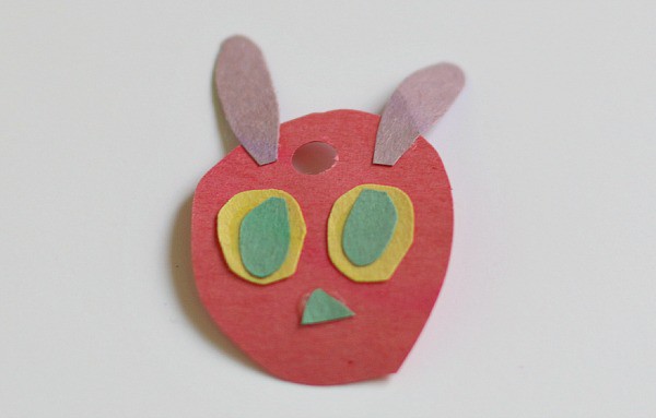 Crafts for Kids- Very Hungry Caterpillar made from construction paper