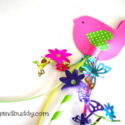 Make a Spring Wand (Spring Crafts for Kids)