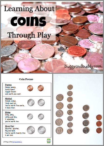 Learning with Coins through Play ~ BuggyandBuddy.com