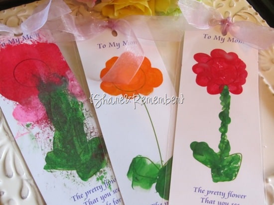 flower bookmarks