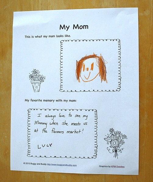 Mother's Day Free Printable