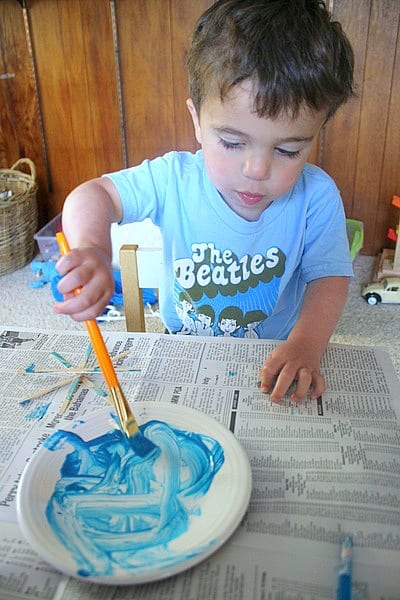 Theo painting