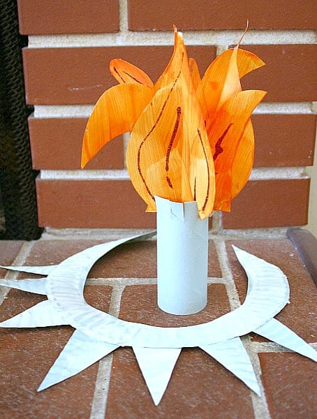 Make a Statue of Liberty Crown and Torch from a Paper Plate! ~ Buggy and Buddy