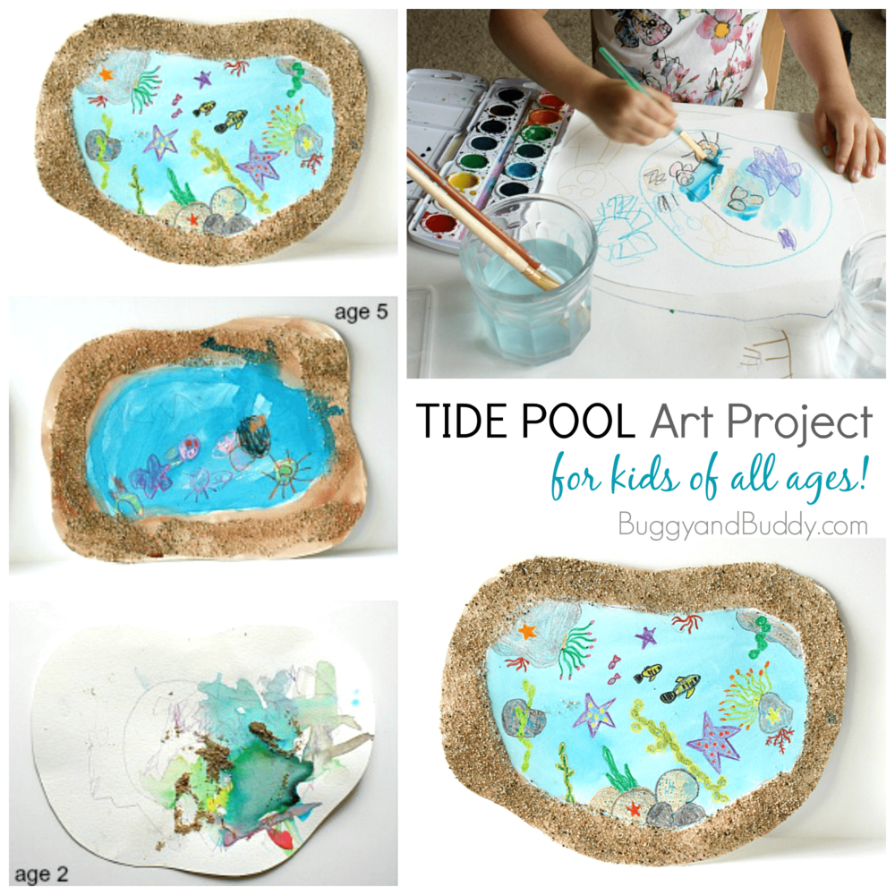 Tide Pool Art for Kids