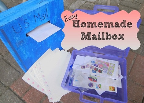 Easy Homemade Mailbox~ P is for Preschooler