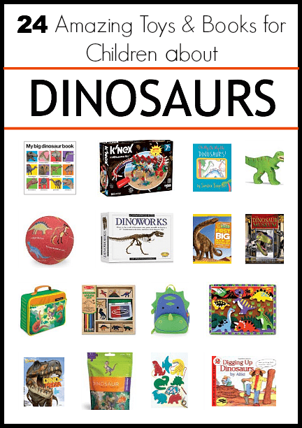 Great gift ideas for the upcoming holidays! 24 Amazing DINOSAUR Books & Toys for Children~ Buggy and Buddy