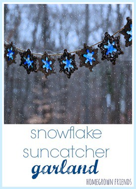 Snowflake Suncatcher Garland