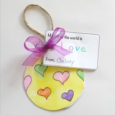 Christmas Crafts for Kids: Gift to the World Ornament