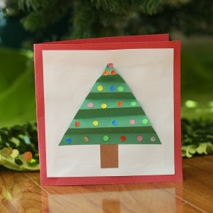 Christmas Crafts for Kids: Homemade Christmas Card - Buggy and Buddy