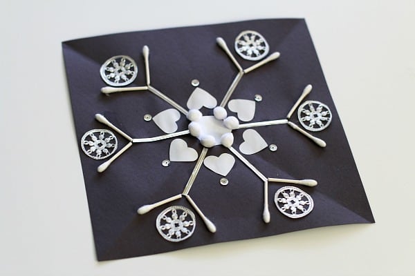 Winter Crafts for Kids: Creating Symmetrical Snowflakes~ Buggy and Buddy