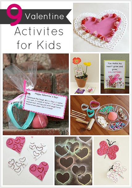 9 Valentine Crafts & Activities for Kids (Homemade valentines, sensory activities and more!)~ Buggy and Buddy