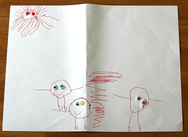 Simple Invitation to Create with Googly Eyes and Markers