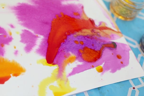 Toddler Watercolor Painting