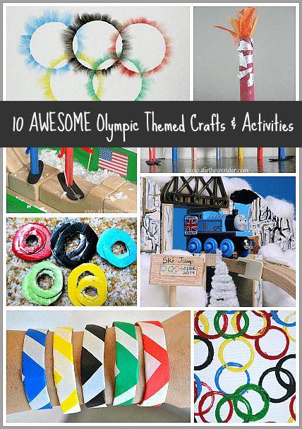 10 Awesome Olympic Themed Activities & Crafts for Kids