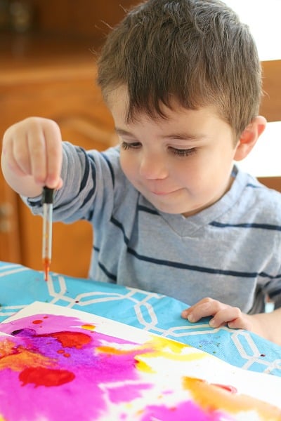Art for Kids: Painting with Watercolors and Droppers