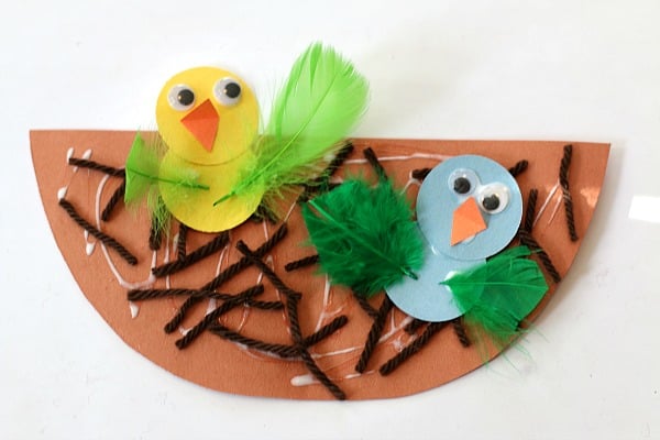 Bird and Nest Craft for Kids~ Buggy and Buddy