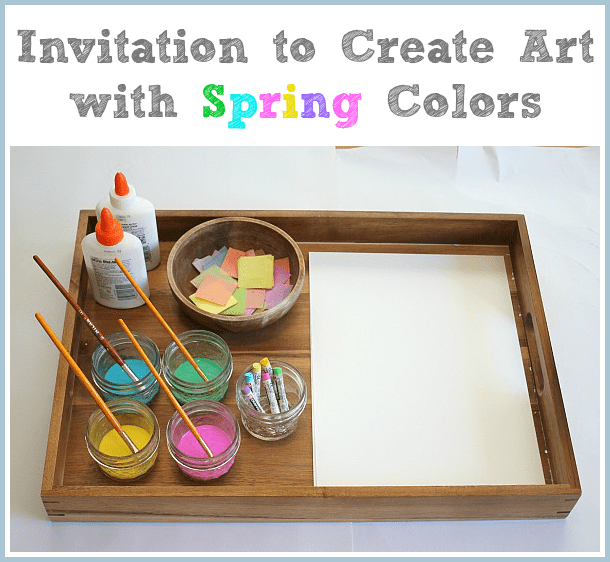 Art for Kids: An Invitation to Create with Spring Colors~ Buggy and Buddy