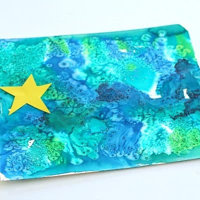 Watercolor Art Activity for Kids Inspired by How to Catch a Star