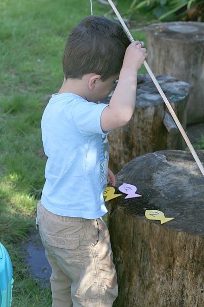 fishing for numbers game for kids