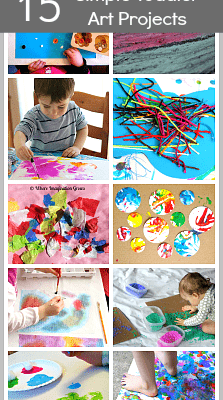 15 Simple Toddler Art Projects