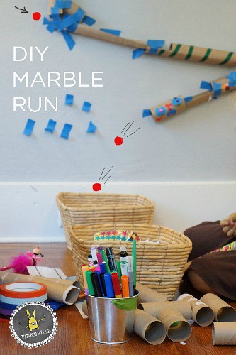DIY Marble Run- Tinkerlab