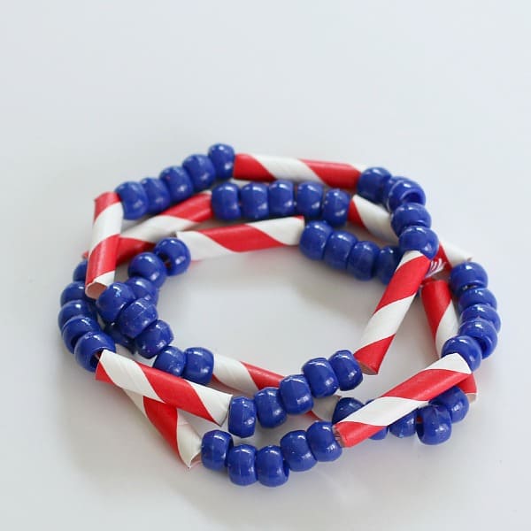 4th of July Craft for Kids: Patriotic Necklace~ Buggy and Buddy under title fourth of July crafts for seniors