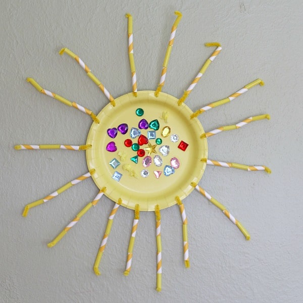 Summer Crafts for Kids: Paper Plate Sun Craft