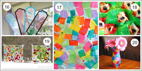 Art for Kids with Tissue Paper