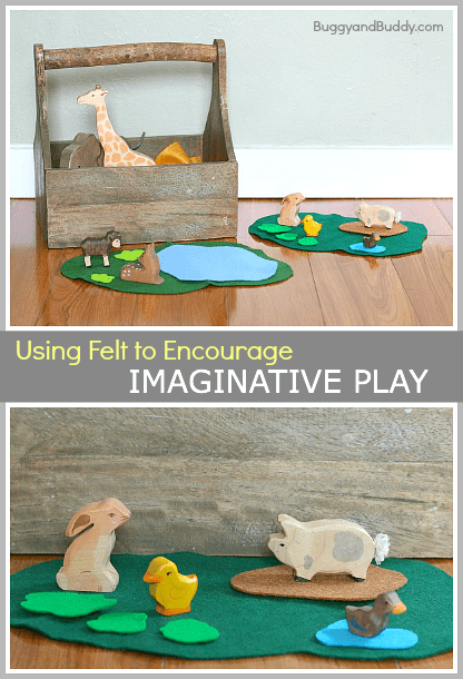 How to Encourage Imaginative Play Using Felt~ Buggy and Buddy