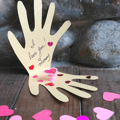 The Kissing Hand Pop-Up Card