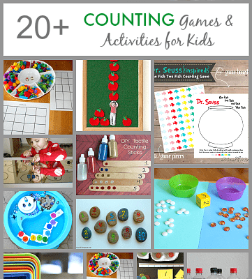20+ Counting Games and Activities for Kids