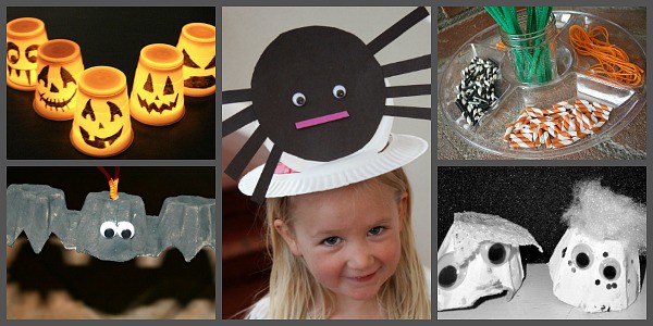 Easy Halloween Crafts for a Kids' Halloween Party