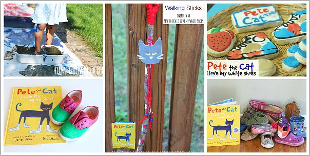 Activities for Kids Based on Pete the Cat I Love My White Shoes