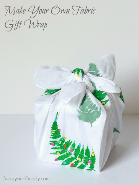 How to make your own reusable gift wrap from fabric (Also know as Furoshiki~ BuggyandBuddy.com)