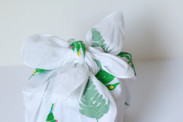 Make your own reusable gift wrap from fabric