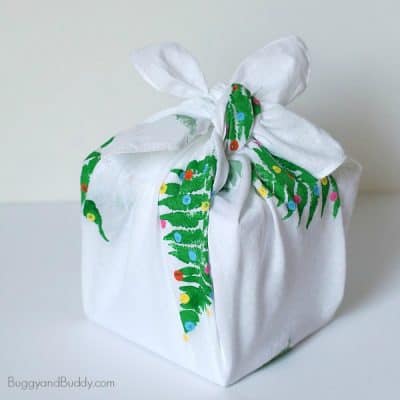 DIY Fabric Gift Wrap (Furoshiki)