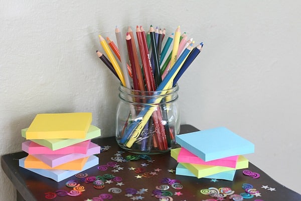 new years activity for kids: create a wishing wall