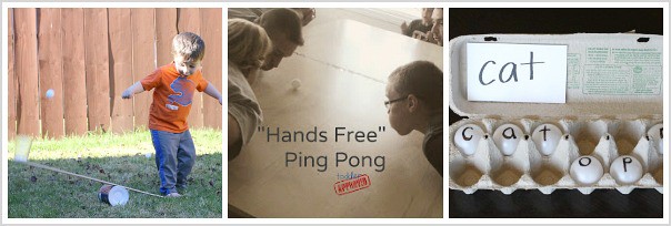 fun ways to use ping pong balls with kids