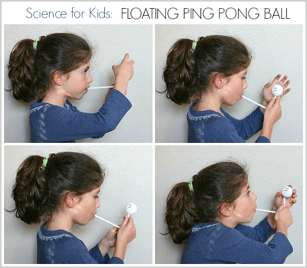 Cool Science for Kids: Floating Ping Pong Ball~ BuggyandBuddy.com