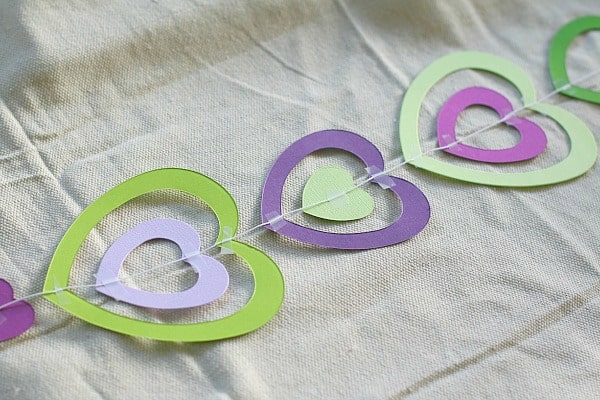 Valentine Crafts for Kids: Paper Heart Mobile
