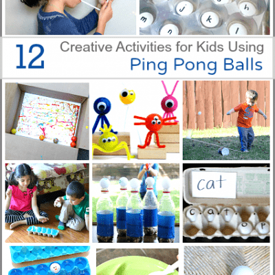 12 Creative Activities for Kids Using Ping Pong Balls
