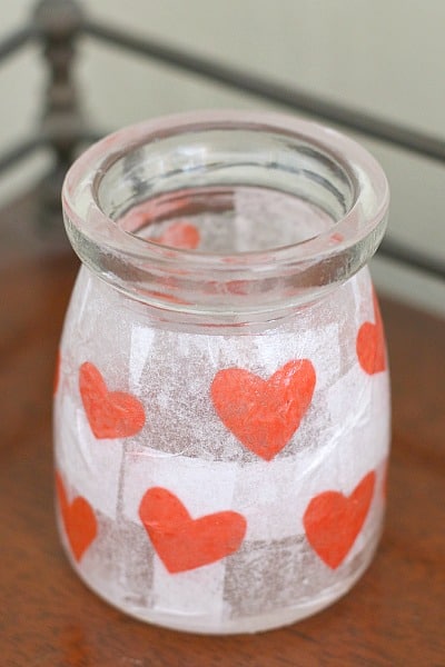 Perfect for Valentine's Day! (Heart Votive Craft for Kids)~ BuggyandBuddy.com