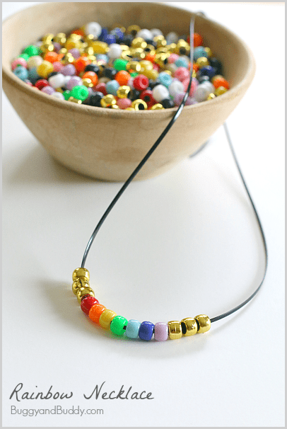 Children/'s Rainbow Necklace