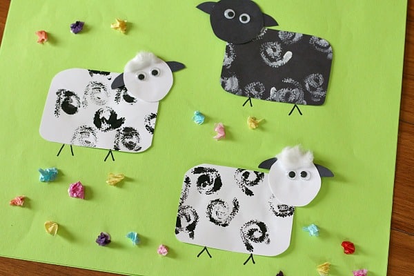 Spring Crafts for Kids: Sheep Craft for Kids