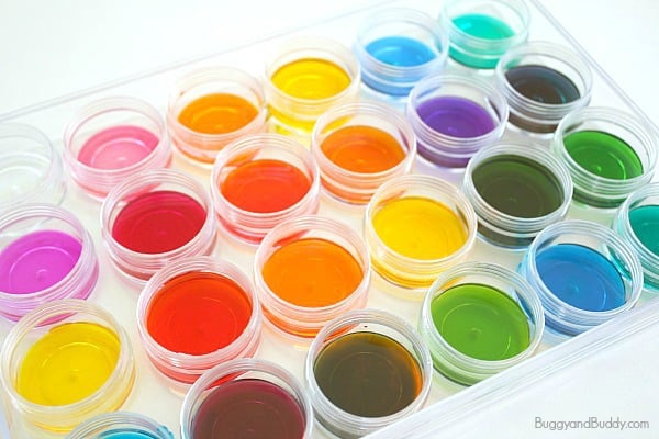 Art and Science for Kids: Mixing Colors in an Array
