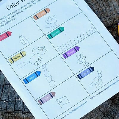 Free Printable Scavenger Hunt for Kids: Go on a Color Walk