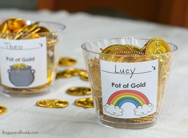 Math Games for Kids: St. Patrick's Day Gold Coin Hide-and-Seek